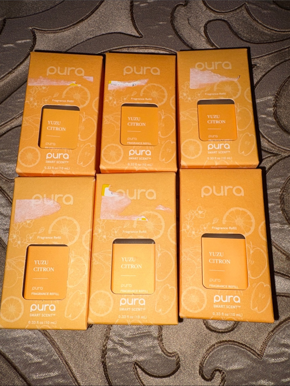(6) Pura Smart Scent Fragrance Refill Yuza Citron NIB